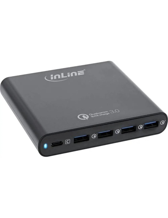 Chargeur USB multiports 80W – 4x USB-A + 1x USB-C